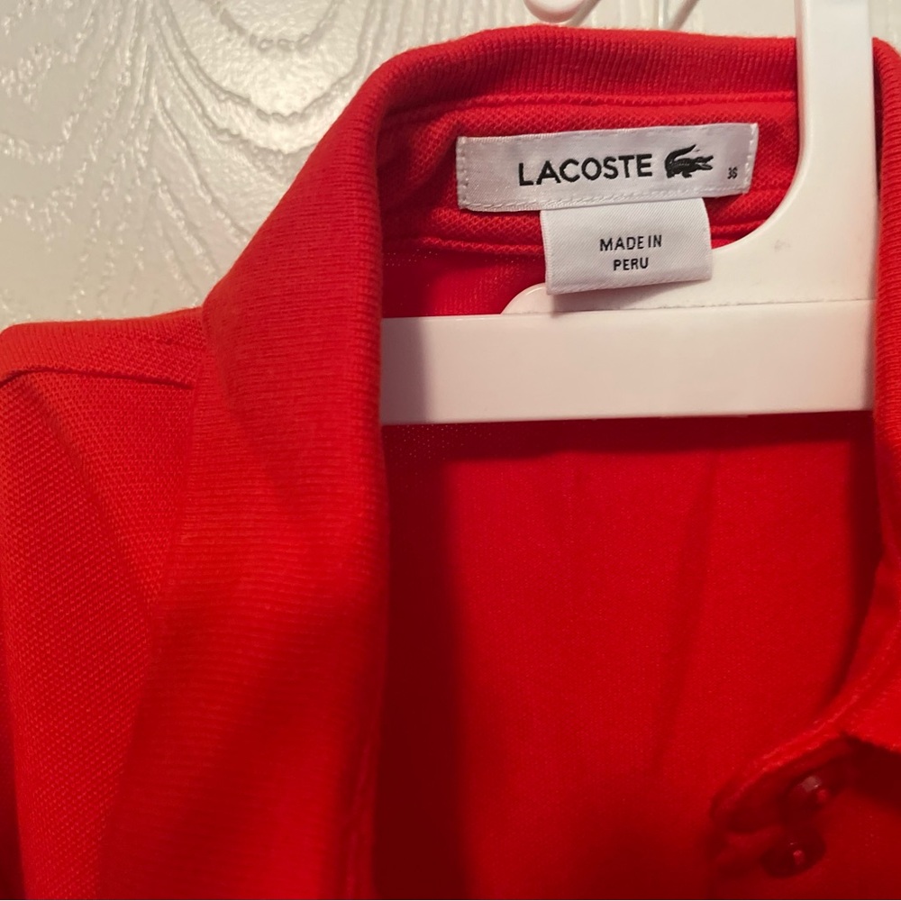 Lacoste Vibrant Red Polo